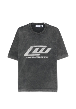 Off-White Racing logo graphic T-shirt - Black