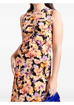 Ulla Johnson Lina floral-print midi dress - Black
