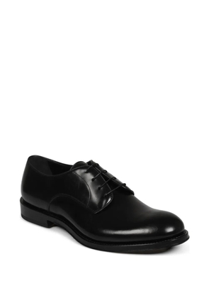 corvari leather Derby shoes - Black