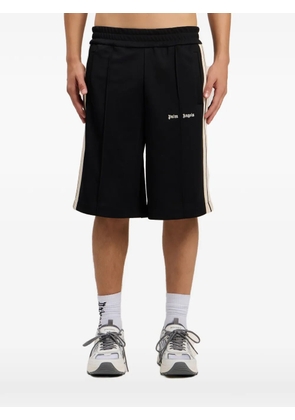Palm Angels logo-embroidered track shorts - Black