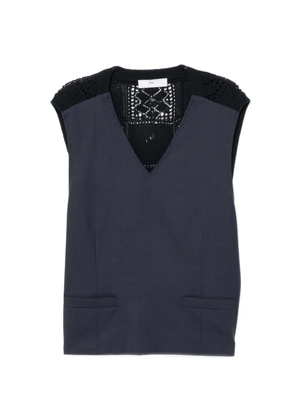 Toga V-neck vest - Blue