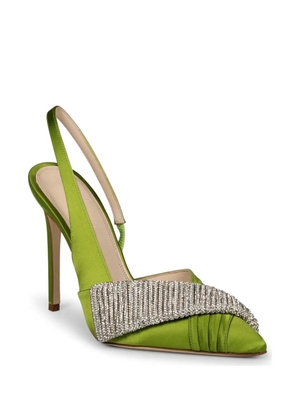 Hibourama embellished slingback pumps - Green