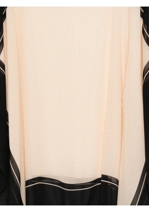 Balmain patterned beach cover-up - Neutrals