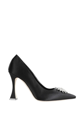 Manolo Blahnik Ronconanu crystal-embellished pumps - Black