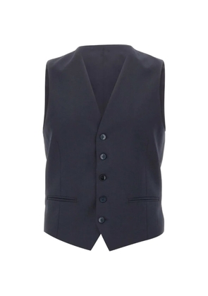 Manuel Ritz peaked-lapel three-piece suit - Blue
