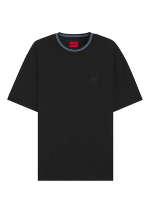 HUGO logo-patch t-shirt - Black