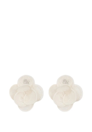 David Koma flower stud earrings - Neutrals