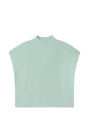 CFCL Portrait ribbed mock-neck top - Green