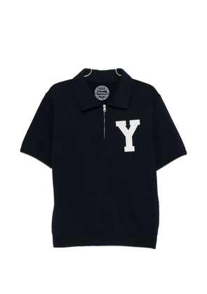 CHESAPEAKES short-sleeve zip polo shirt - Blue