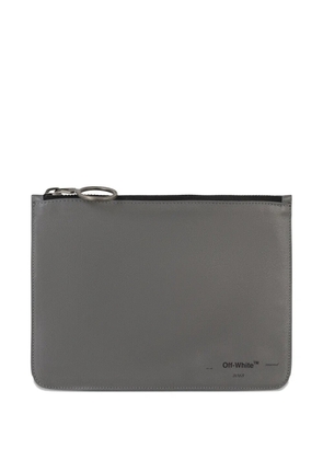 Off-White zip wallet - Grey
