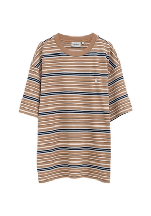 Carhartt WIP striped logo t-shirt - Neutrals