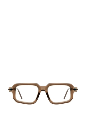 Kuboraum square-frame glasses - Brown