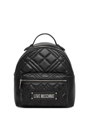 Love Moschino quilted top-handle backpack - Black