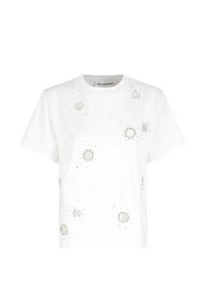 DES PHEMMES embellished T-shirt - White