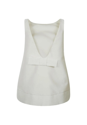 Vivetta bow mini dress - White