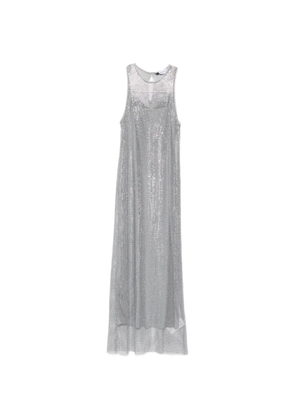 Marella metallic maxi dress - Silver
