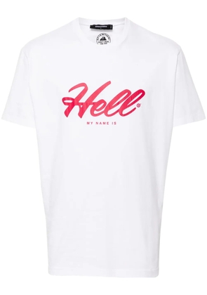 DSQUARED2 text-print T-shirt - White
