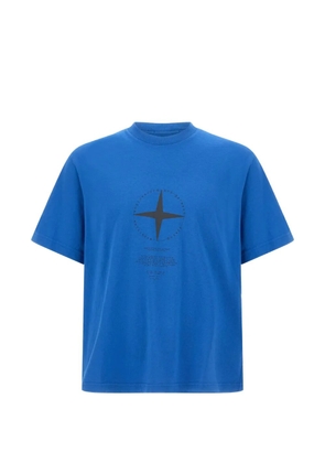 Stone Island compass graphic T-shirt - Blue