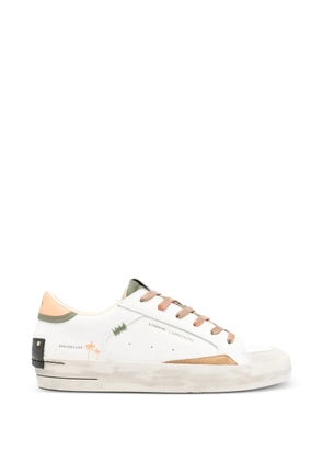 Crime London Sk8 Deluxe lace-up sneakers - White