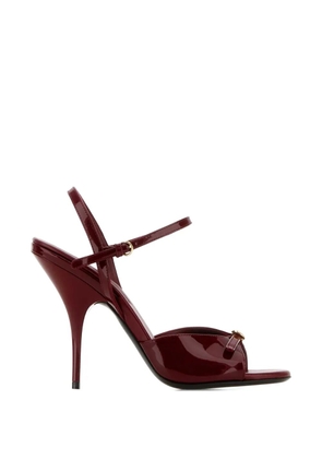 Miu Miu leather sandals - Red