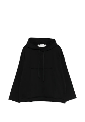 Isabel Benenato distressed hooded jumper - Black