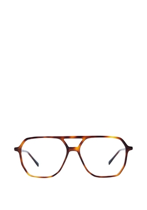 GIGI STUDIOS Vermont geometric-frame glasses - Brown