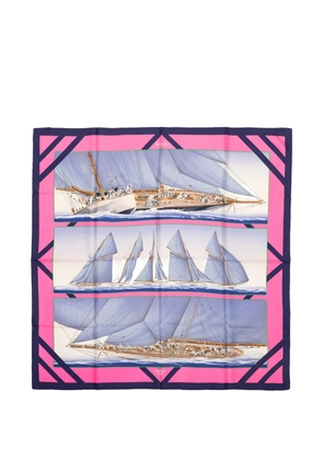 Hermès Pre-Owned silk scarf - Blue