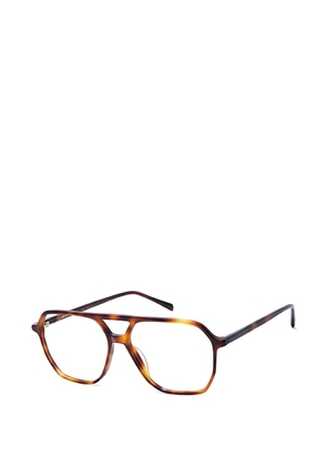 GIGI STUDIOS Vermont geometric-frame glasses - Brown