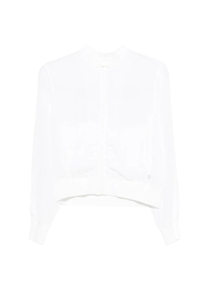 DEHA zip-up cropped jacket - White