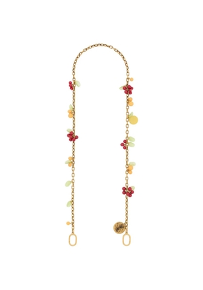 Saint Laurent embellished chains - Gold