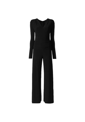 Norma Kamali ruched trousers - Black