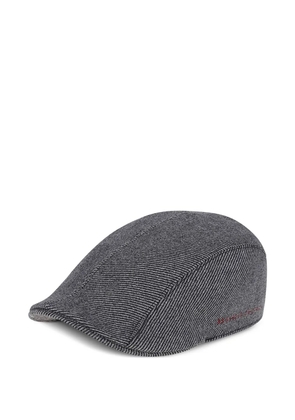 Brunello Cucinelli striped wool hat - Grey