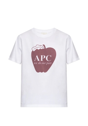 A.P.C. Pomme crew-neck T-shirt - White