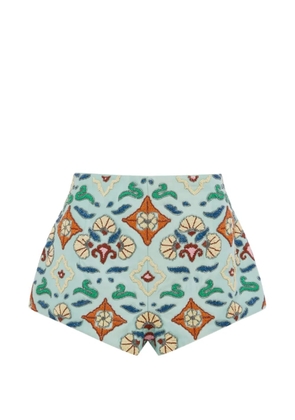 ALEMAIS Oasira embellished shorts - Blue