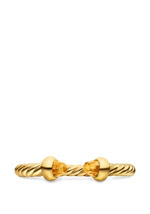 David Yurman micro Cablespira® flex open ring - Gold