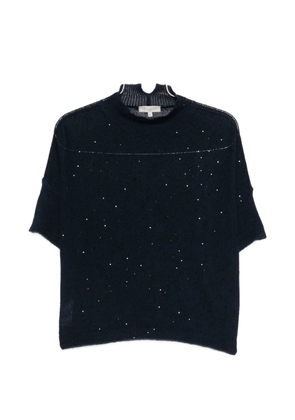 Antonelli Agatea embellished T-shirt - Blue