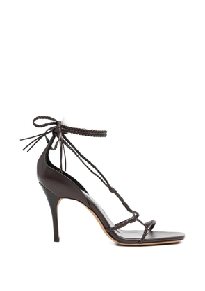 Jude Atlas woven heeled sandals - Brown