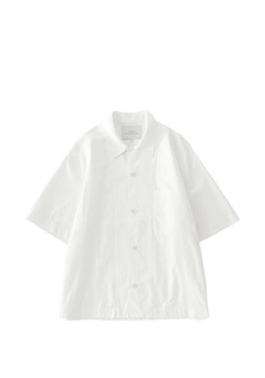 Studio Nicholson Agios short-sleeve patch pocket shirt - White