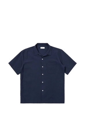 Universal Works chest-pocket short-sleeve shirt - Blue