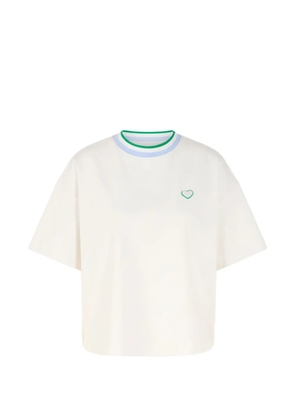 MARCCAIN heart-detail T-shirt - Neutrals