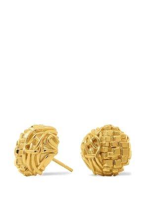 Gwen Beloti cube stud earrings - Gold