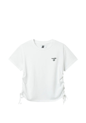izzue drawstring-details T-shirt - White