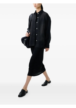 Studio Nicholson Paso boxy faded shirt - Black