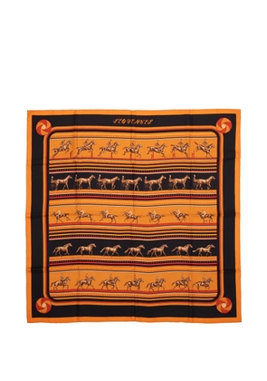 Hermès Pre-Owned printed scarf - Orange
