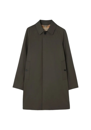 Burberry mid-length tropical gabardine Camden car coat - Grey