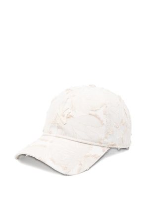 NEW ERA CAP New York Yankees MLB floral-print frayed hat - Neutrals