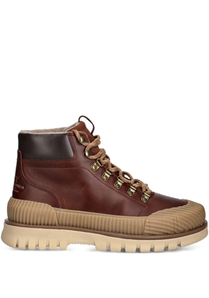Gant lace-up ridged boots - Brown
