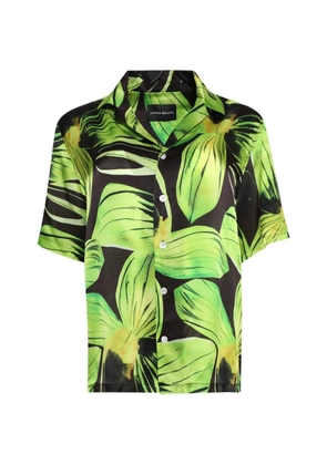 Louisa Ballou floral weekend shirt - Green
