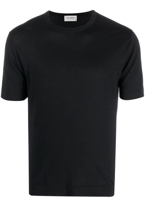 John Smedley plain cotton T-shirt - Black