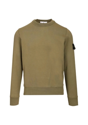 Stone Island logo-patch sweatshirt - Green